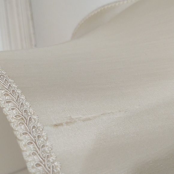 Antique Silk Lampshade - Picture 4 of 8